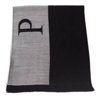 Philipp Plein - Blue Wool Mens Scarf