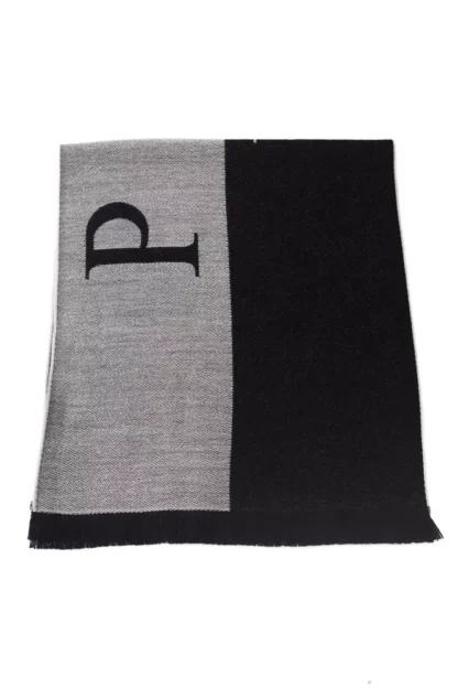 Philipp Plein - Gray Wool Mens Scarf