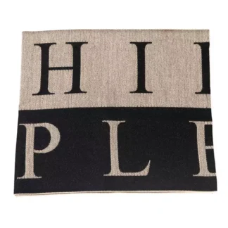 Philipp Plein - Blue Wool Men Scarf