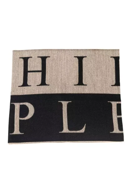 Philipp Plein - Beige Wool Men Scarf