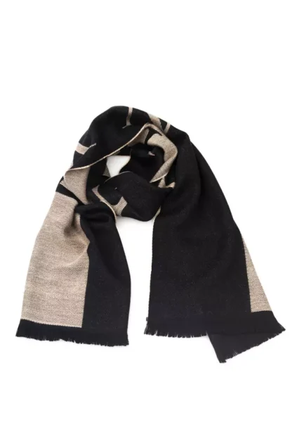 Philipp Plein - Beige Wool Men Scarf