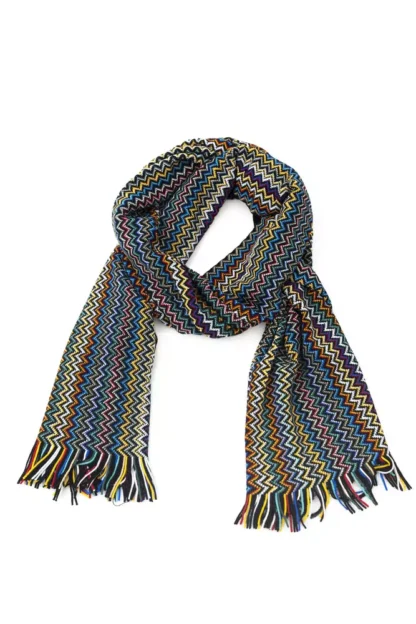 Missoni - Multicolor Wool Men Scarf