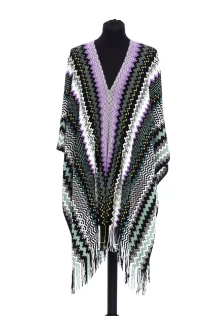 Missoni - Multicolor Wool Women Poncho