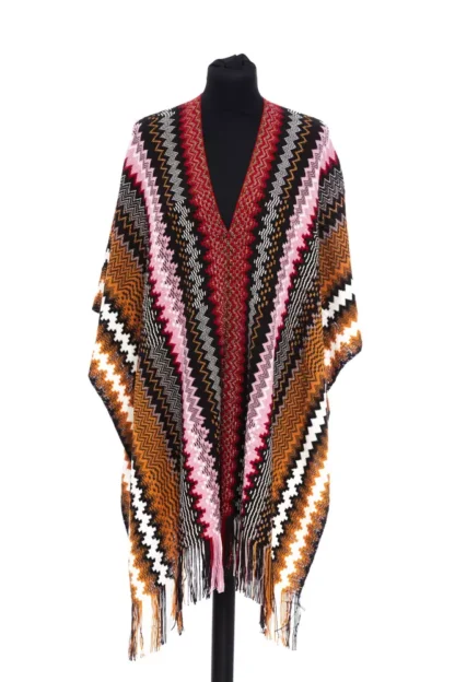 Missoni - Multicolor Wool Women Poncho