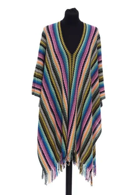 Missoni - Multicolor Wool Women Poncho