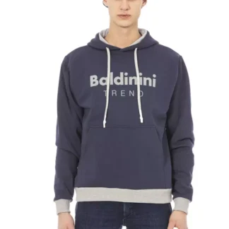 Baldinini Trend - Blue Cotton Men Sweater