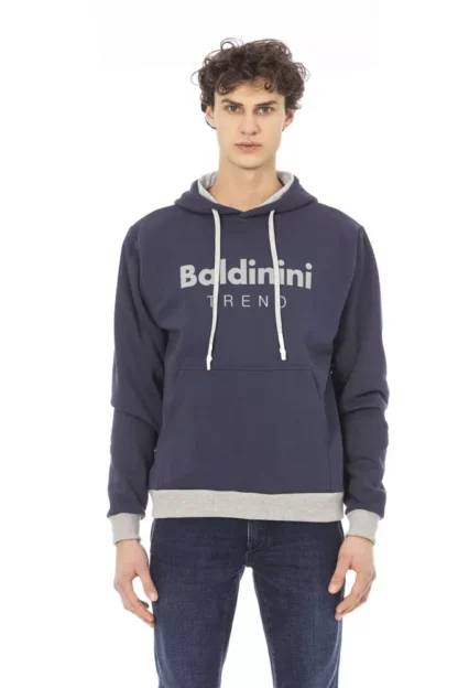 Baldinini Trend - Blue Cotton Men Sweater