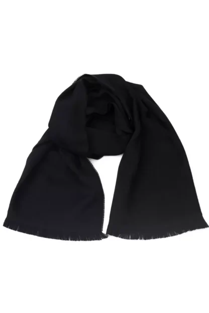 Philipp Plein - Black Wool Unisex Scarf