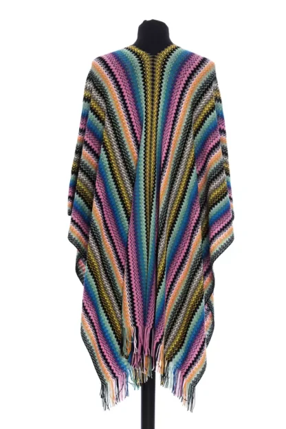 Missoni - Multicolor Wool Women Poncho