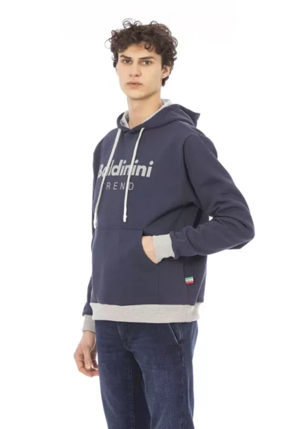 Baldinini Trend - Blue Cotton Men Sweater