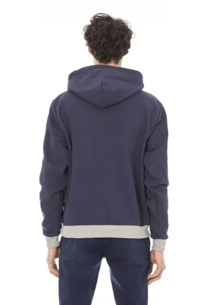 Baldinini Trend - Blue Cotton Men Sweater