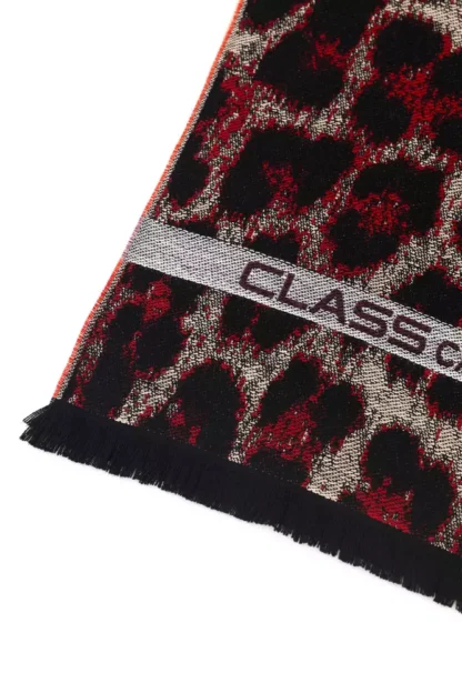 Cavalli Class - Burgundy Wool Men Scarf