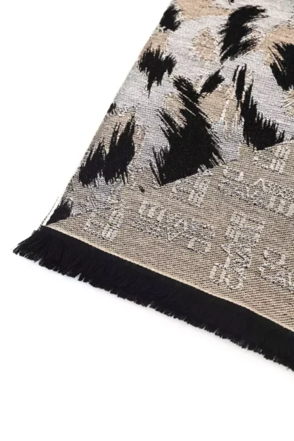 Cavalli Class - Beige Wool Men Scarf