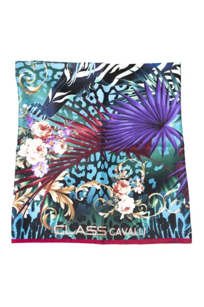 Cavalli Class - Multicolor Silk Women Scarf