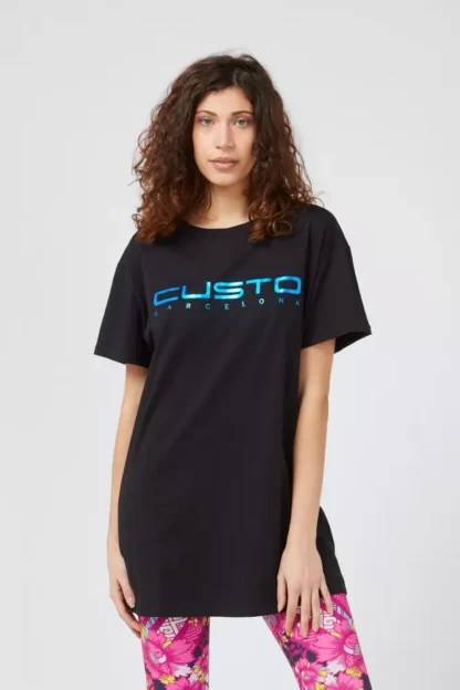 Custo Barcelona - Blue Cotton Women T-Shirt