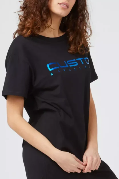 Custo Barcelona - Blue Cotton Women T-Shirt