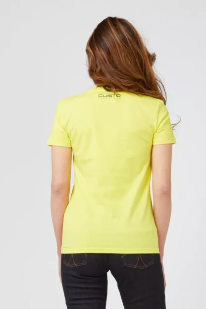 Custo Barcelona - Yellow Cotton Women T-Shirt