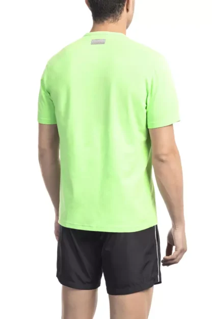 Bikkembergs - Green Cotton Men T-Shirt