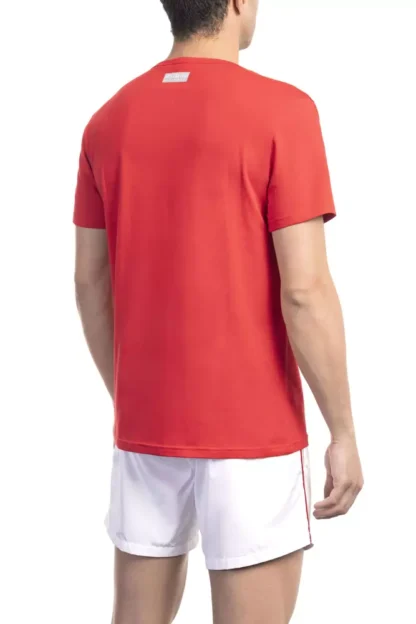 Bikkembergs - Red Cotton Men T-Shirt