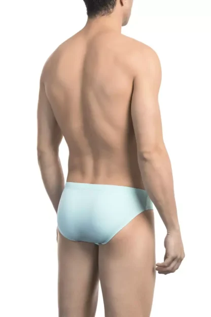 Bikkembergs - Light Blue Polyamide Men Swimwear