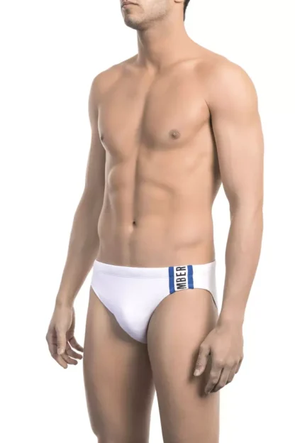 Bikkembergs - White Polyamide Men's Swimwear