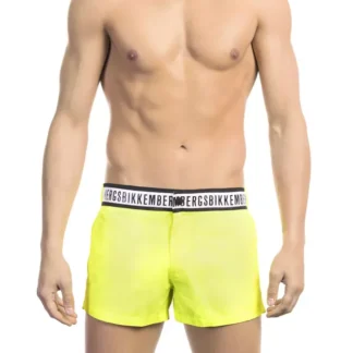 Bikkembergs Orange Polyamide Men Swim Short