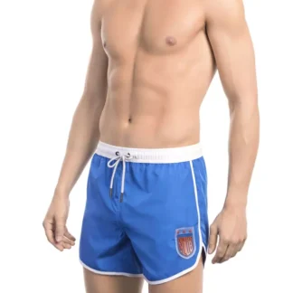 Bikkembergs - Orange Polyester Mens Swim Short