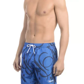 Bikkembergs - White Polyamide Men Swim Short