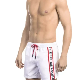 Bikkembergs - Black Polyester Men Swim Short