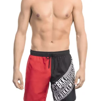 Bikkembergs - Black Polyester Men Swim Short