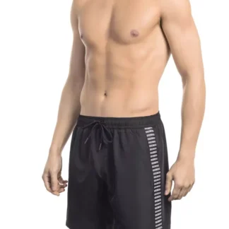 Bikkembergs - Blue Polyester Men Swim Short