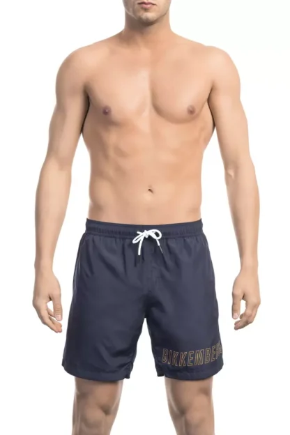 Bikkembergs - Blue Polyester Men Swimwear