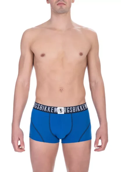 Bikkembergs - Blue Cotton Men Underwear Trunk Pack