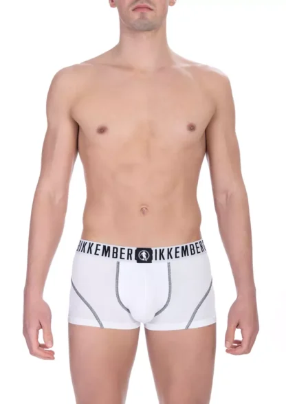 Bikkembergs - White Cotton Men Trunk