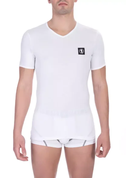 Bikkembergs - White Cotton Men T-Shirt