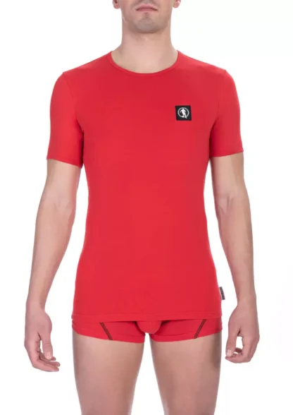 Bikkembergs - Red Cotton Men's T-Shirt