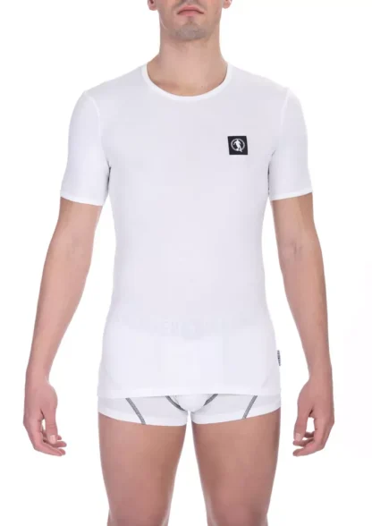 Bikkembergs - White Cotton Men T-Shirt