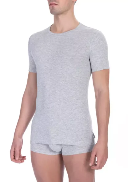 Bikkembergs - Gray Cotton Men T-Shirt