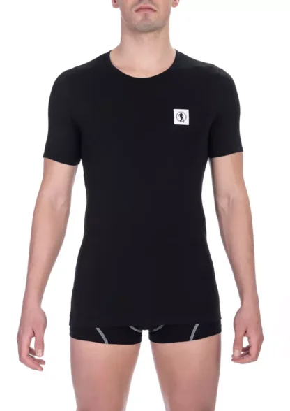 Bikkembergs - Black Cotton Men T-Shirt