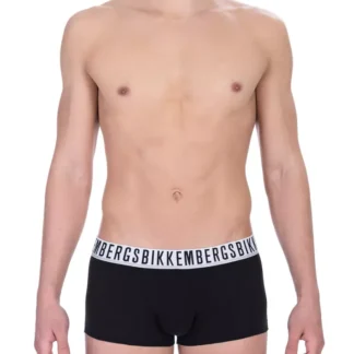 Bikkembergs - Black Cotton Men Trunk Pack