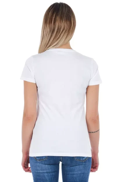 Frankie Morello - White Cotton Women TShirt