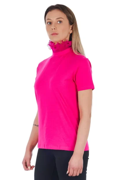 Frankie Morello - Pink Cotton Women T-Shirt