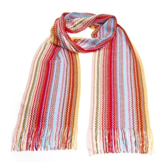 Missoni - Geometric Fringe Scarf in Multicolor