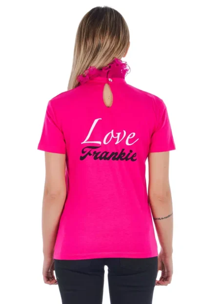 Frankie Morello - Pink Cotton Women T-Shirt