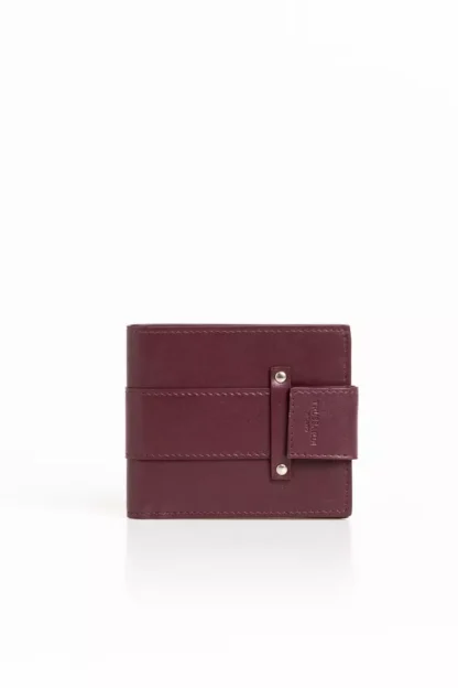 Trussardi - Elegant Soft Calfskin Wallet with Secure Strap