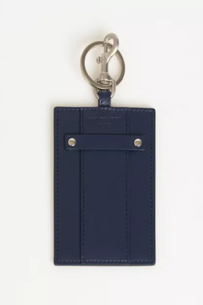 Trussardi - Blue Leather Men Keychain