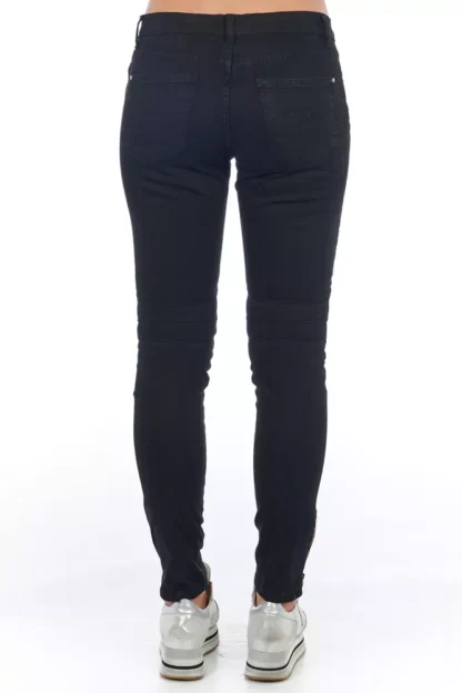 Frankie Morello - Black Cotton Women's Jean