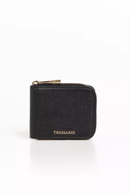 Trussardi - Black Leather Women Wallet