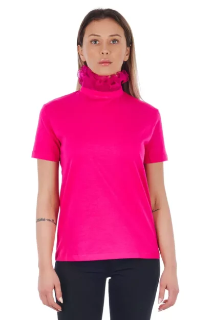 Frankie Morello - Pink Cotton Women T-Shirt