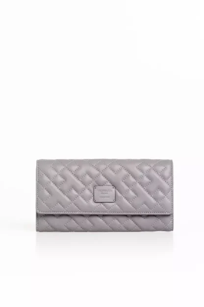 Trussardi - Gray Leather Women Wallet